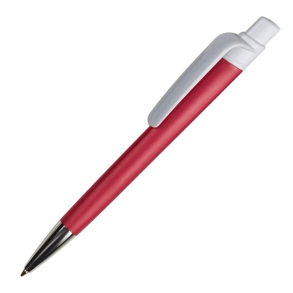 Penna a sfera Prisma NFC Rosso / bianco - personalizzabile con logo