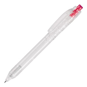 Penna a sfera R-PET blu - personalizzabile con logo