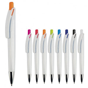 Penna a sfera Riva hard-color - personalizzabile con logo