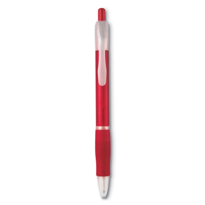 Penna a sfera color rosso - personalizzabile con logo