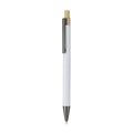 Penna a Sfera Rowan bianco - personalizzabile con logo