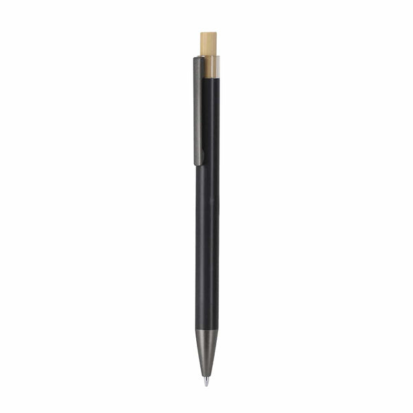 Penna a Sfera Rowan nero - personalizzabile con logo