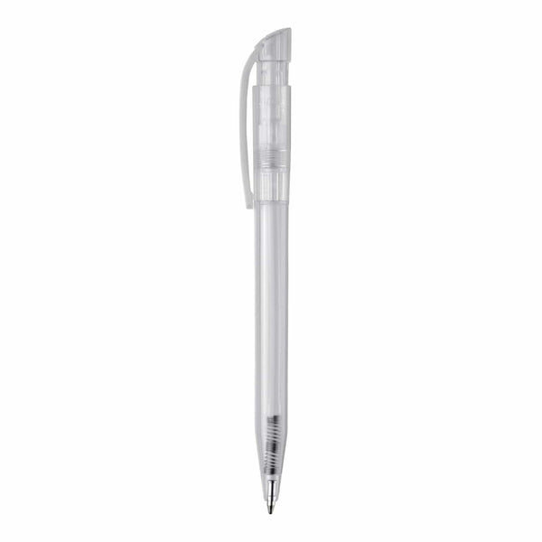Penna a sfera S45 Clear transparente - personalizzabile con logo