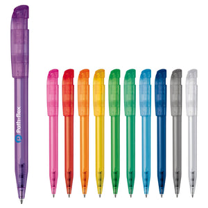 Penna a sfera S45 Clear transparente - personalizzabile con logo