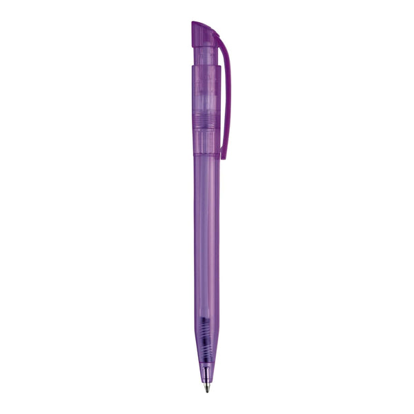 Penna a sfera S45 Clear transparente - personalizzabile con logo