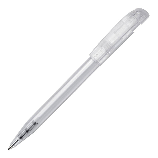 Penna a sfera S45 Clear transparente Trasparente - personalizzabile con logo