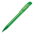 Penna a sfera S45 Clear transparente Trasparente / Verde - personalizzabile con logo