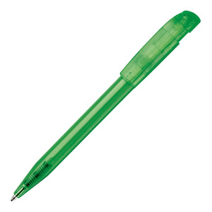 Penna a sfera S45 Clear transparente Trasparente / Verde - personalizzabile con logo