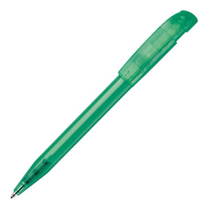 Penna a sfera S45 Clear transparente Trasparente / verde - personalizzabile con logo