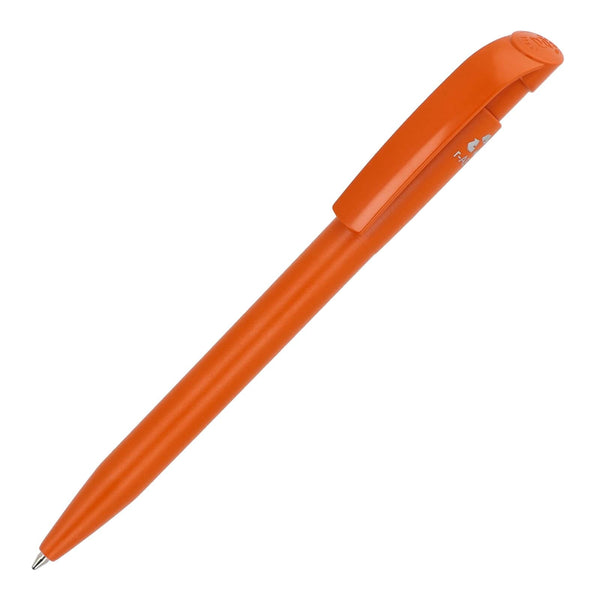 Penna a sfera S45 recycled opaco Arancione - personalizzabile con logo