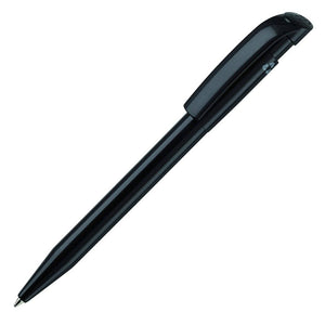 Penna a sfera S45 recycled opaco Nero - personalizzabile con logo