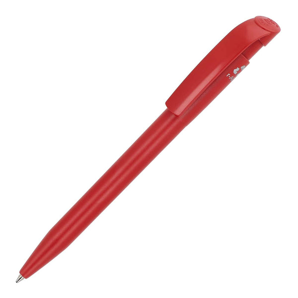 Penna a sfera S45 recycled opaco rosso - personalizzabile con logo