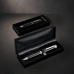 Penna a Sfera Sletto nero - personalizzabile con logo