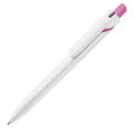 Penna a sfera SpaceLab Bianco / rosa - personalizzabile con logo