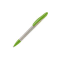 Penna a sfera Speedy eco Beige / verde - personalizzabile con logo