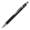 Penna a sfera Spinner in alluminio Nero - personalizzabile con logo
