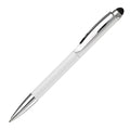 Penna a sfera stylus Modena Bianco - personalizzabile con logo