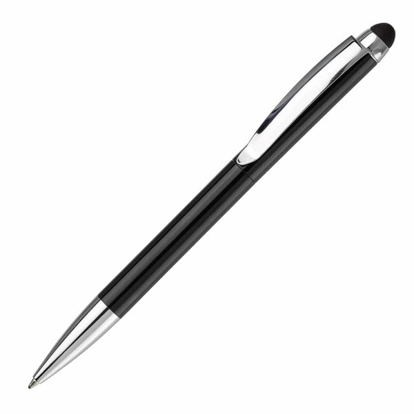 Penna a sfera stylus Modena Nero - personalizzabile con logo