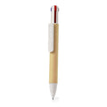 Penna a Sfera Surtum beige - personalizzabile con logo