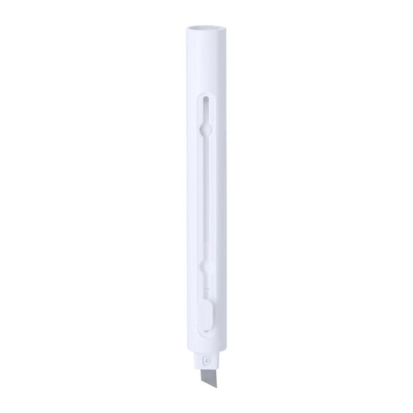 Penna a Sfera Taglierino Lidor bianco - personalizzabile con logo