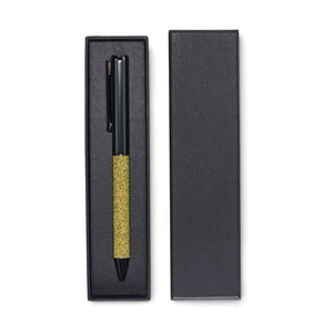 Penna a sfera Twist in metallo Green Verde - personalizzabile con logo