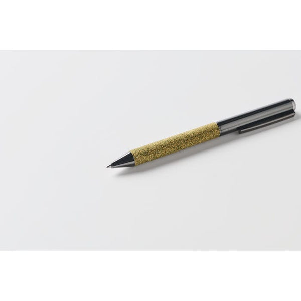 Penna a sfera Twist in metallo Green Verde - personalizzabile con logo