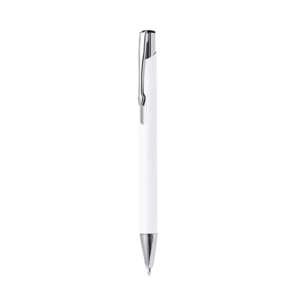 Penna a Sfera Uzor bianco - personalizzabile con logo