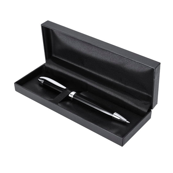 Penna a Sfera Varel nero - personalizzabile con logo