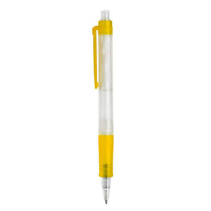 Penna a sfera Vegetal Pen Clear trasparente - personalizzabile con logo