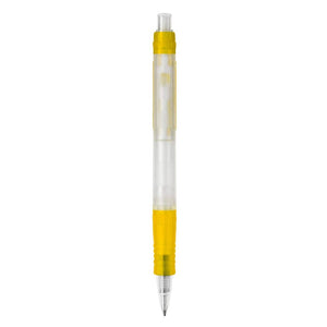 Penna a sfera Vegetal Pen Clear trasparente - personalizzabile con logo