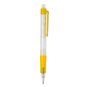 Penna a sfera Vegetal Pen Clear trasparente - personalizzabile con logo