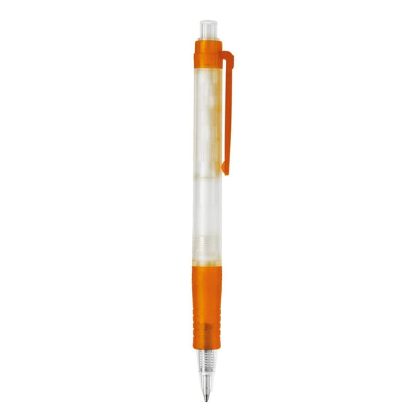 Penna a sfera Vegetal Pen Clear trasparente - personalizzabile con logo