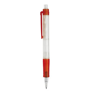 Penna a sfera Vegetal Pen Clear trasparente - personalizzabile con logo