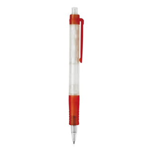 Penna a sfera Vegetal Pen Clear trasparente - personalizzabile con logo