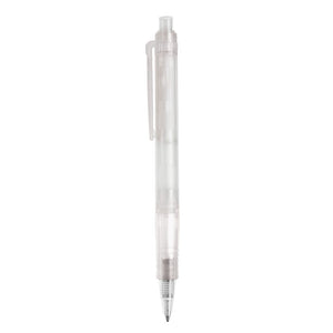 Penna a sfera Vegetal Pen Clear trasparente - personalizzabile con logo