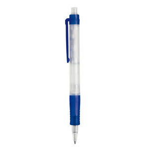 Penna a sfera Vegetal Pen Clear trasparente - personalizzabile con logo