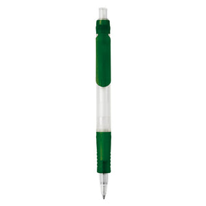 Penna a sfera Vegetal Pen Clear trasparente - personalizzabile con logo