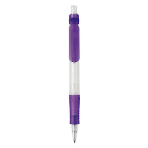 Penna a sfera Vegetal Pen Clear trasparente - personalizzabile con logo