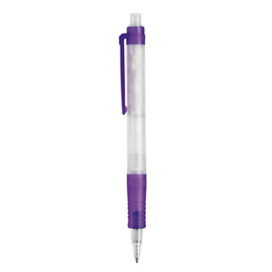 Penna a sfera Vegetal Pen Clear trasparente - personalizzabile con logo