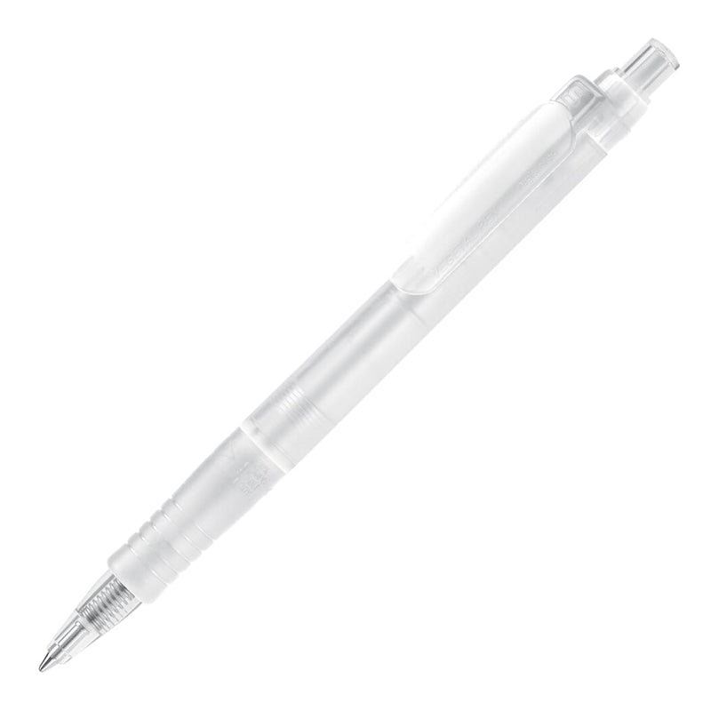 Penna a sfera Vegetal Pen Clear trasparente royal bianco - personalizzabile con logo