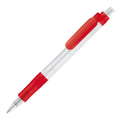Penna a sfera Vegetal Pen Clear trasparente royal Rosso - personalizzabile con logo