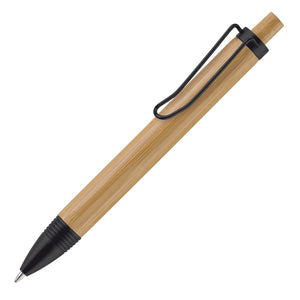 Penna a sfera Woody Nero - personalizzabile con logo