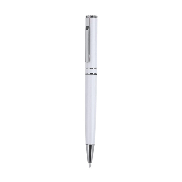 Penna a Sfera Yaros bianco - personalizzabile con logo
