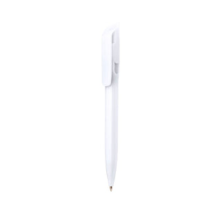 Penna a Sfera Yatson bianco - personalizzabile con logo