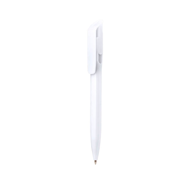 Penna a Sfera Yatson bianco - personalizzabile con logo