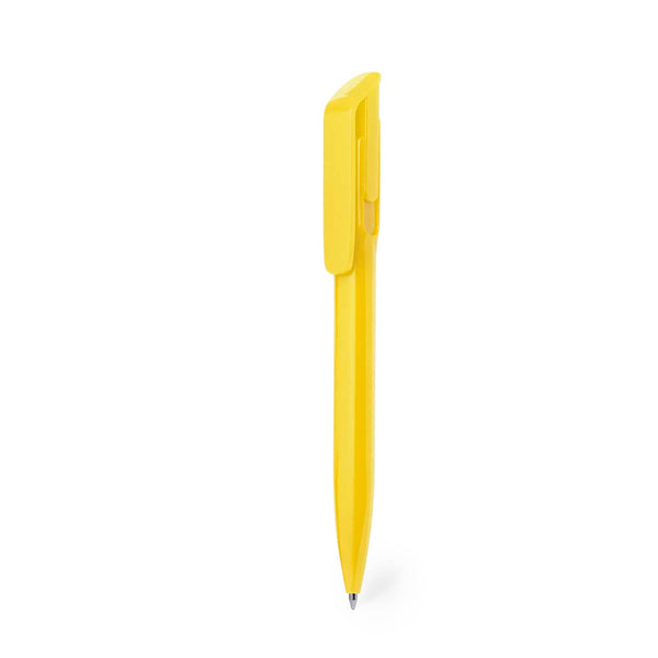 Penna a Sfera Yatson giallo - personalizzabile con logo