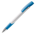 Penna a sfera Zorro Hard Colour Bianco / blu - personalizzabile con logo