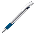 Penna a sfera Zorro Silver color argento / blu navy - personalizzabile con logo