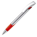 Penna a sfera Zorro Silver color argento / Rosso - personalizzabile con logo