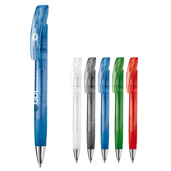 Penna a sfera Zorro Transparent - personalizzabile con logo